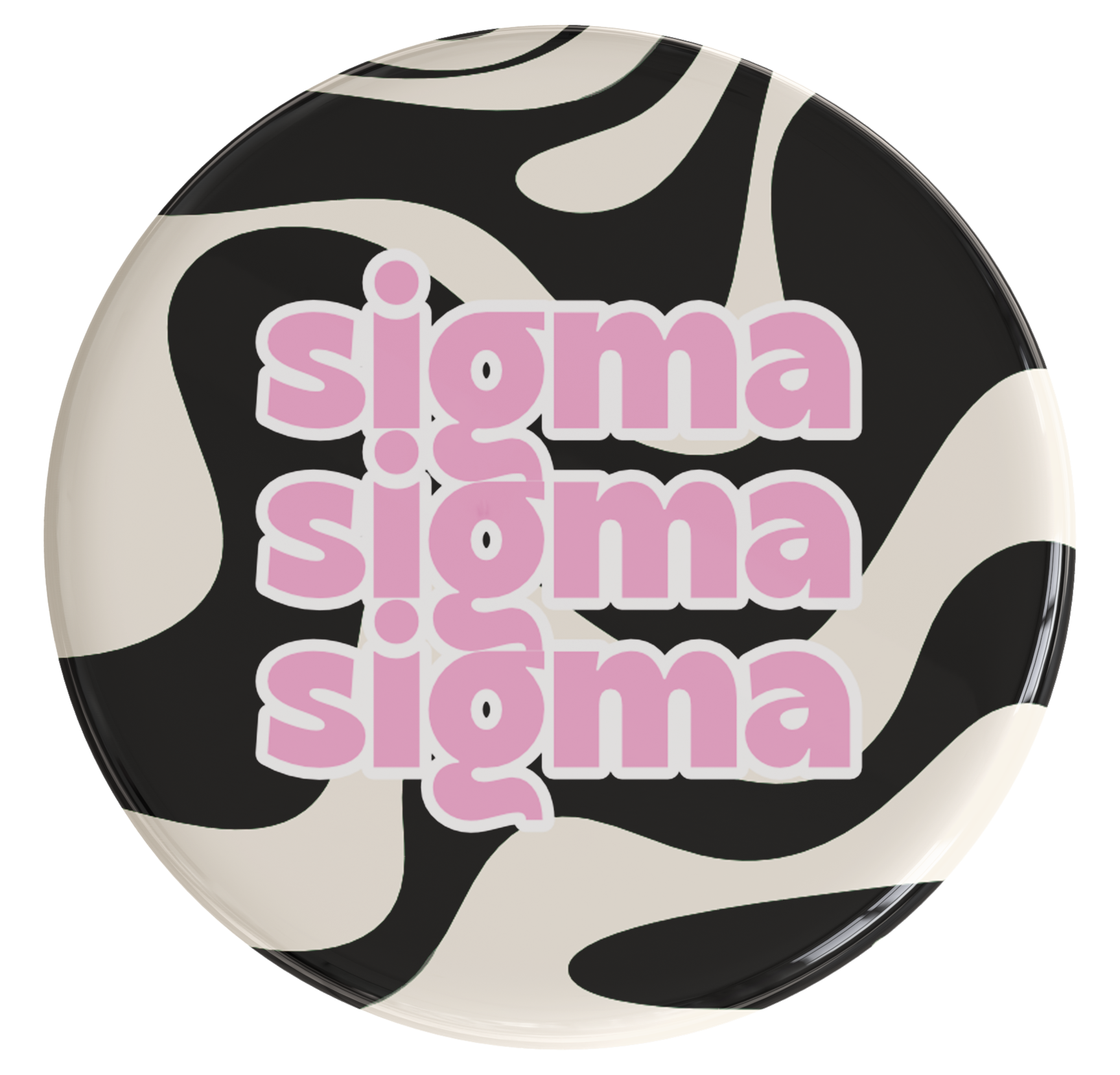 Sigma Sigma Sigma Deja Vu Sorority Button