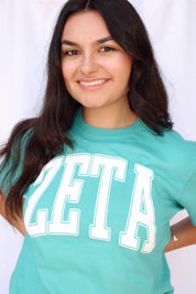 Zeta Tau Alpha Varsity Puff Sorority Tee