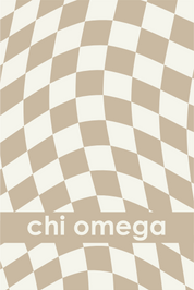 Chi Omega Sweet Dreams Sorority Blanket