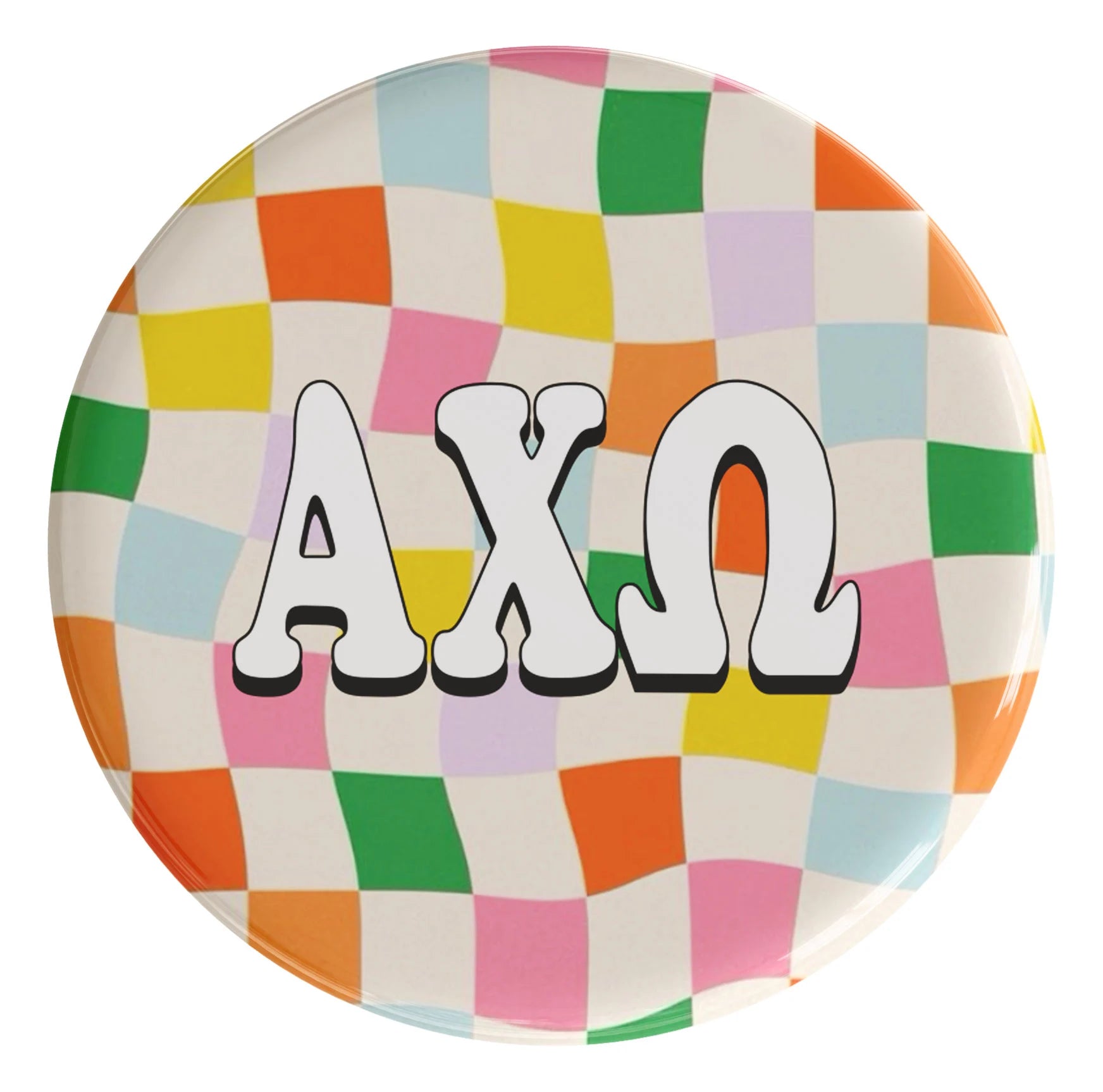 Alpha Chi Omega Fast Times Sorority Button