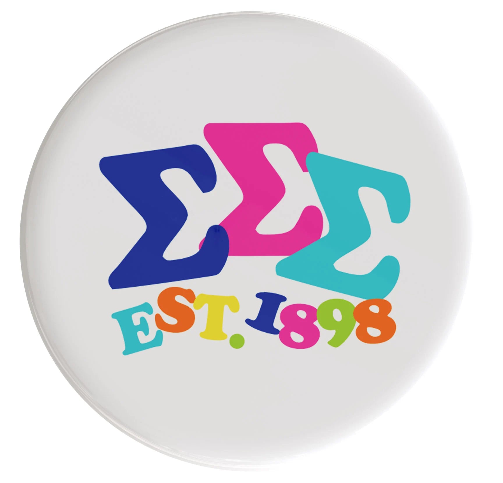 Sigma Sigma Sigma Happy Days Sorority Button