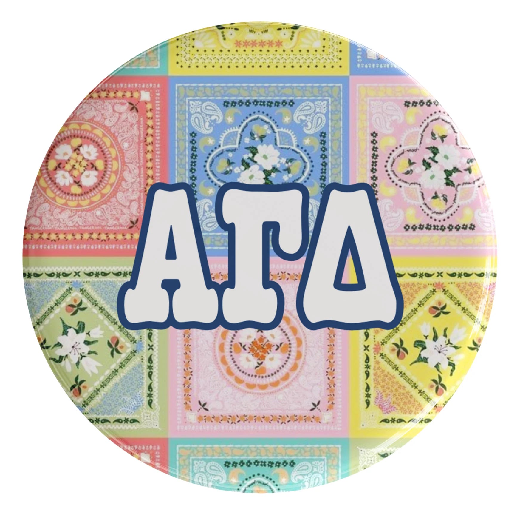 Alpha Gamma Delta Summer Days Sorority Button