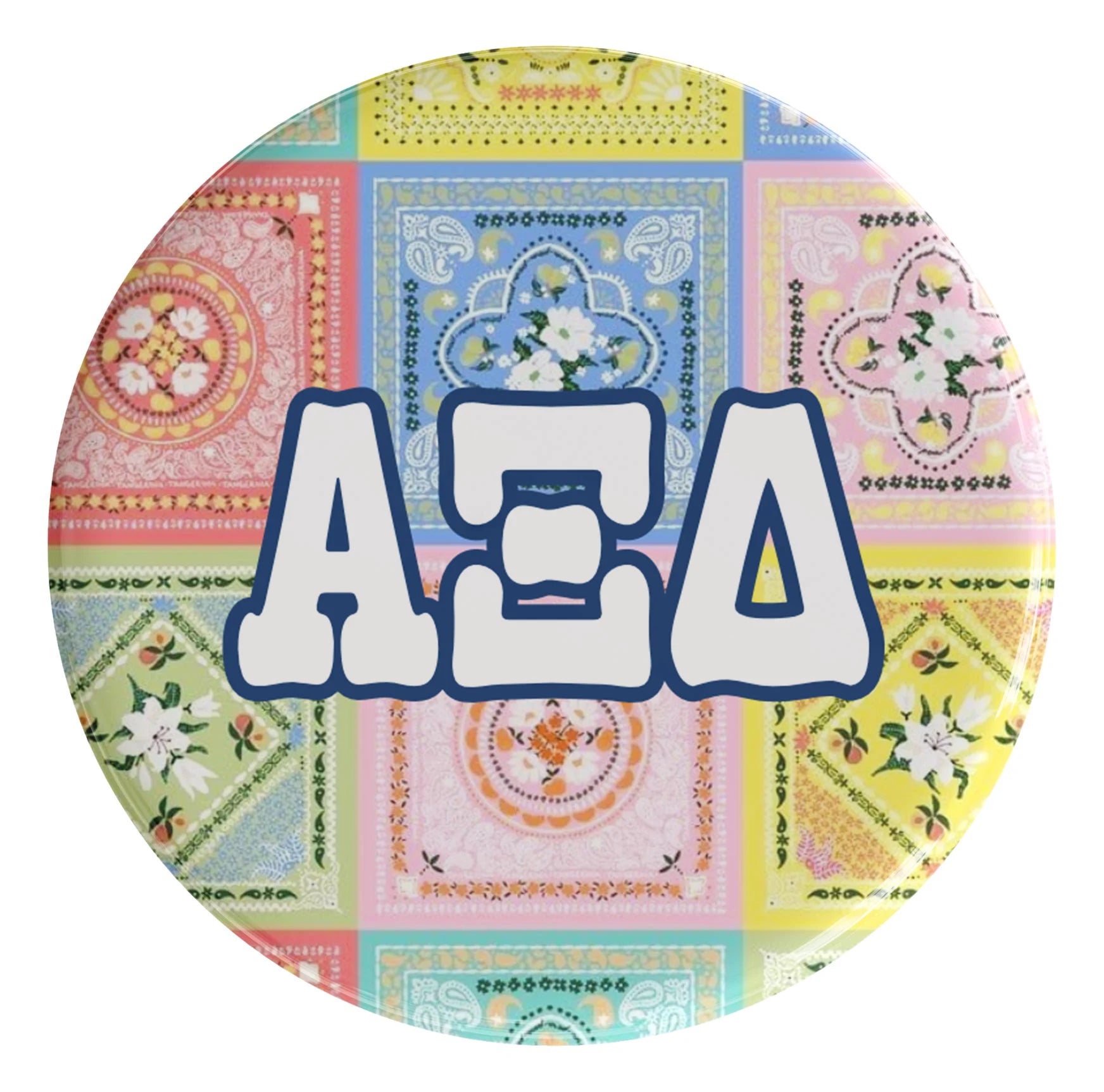 Alpha Xi Delta Summer Days Sorority Button