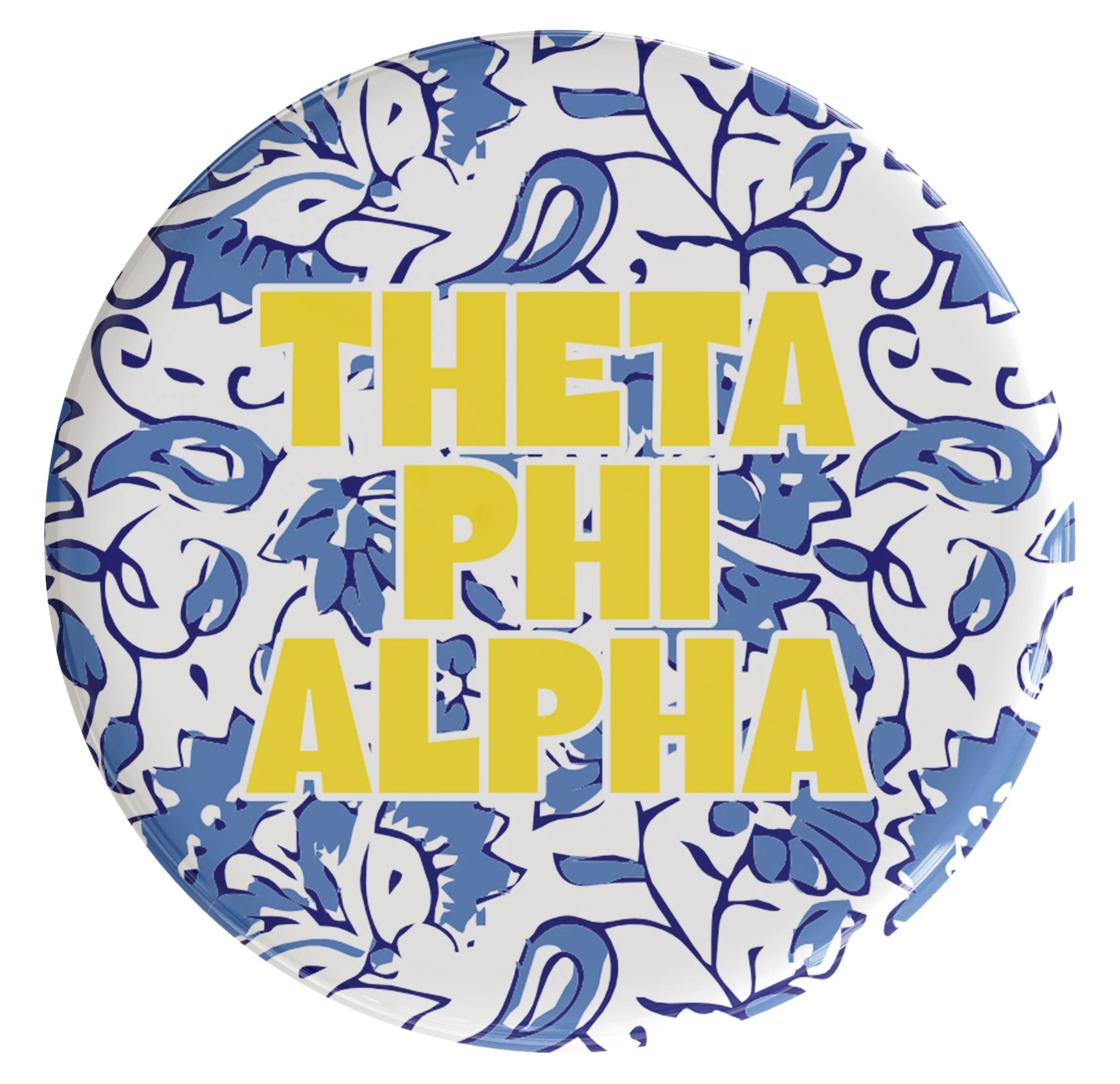 Theta Phi Alpha Through The Vines Sorority Button