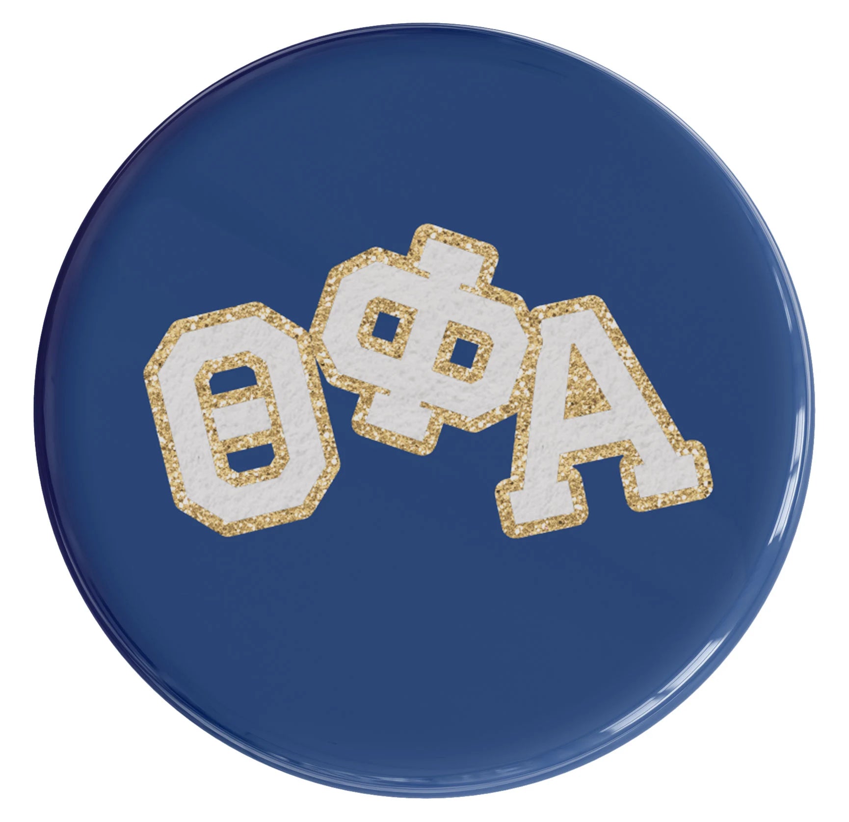 Theta Phi Alpha Varsity Letter Sorority Button