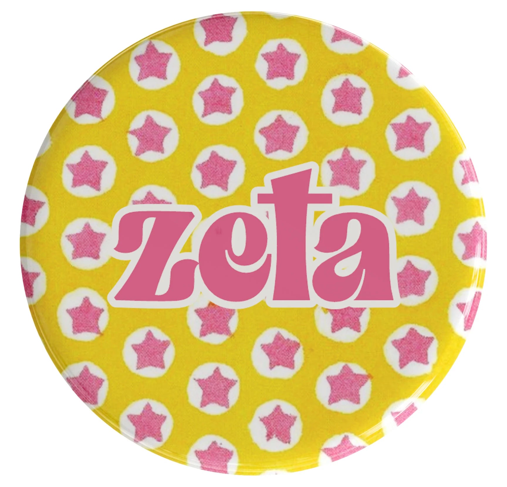 Zeta Tau Alpha Starlight Sorority Button