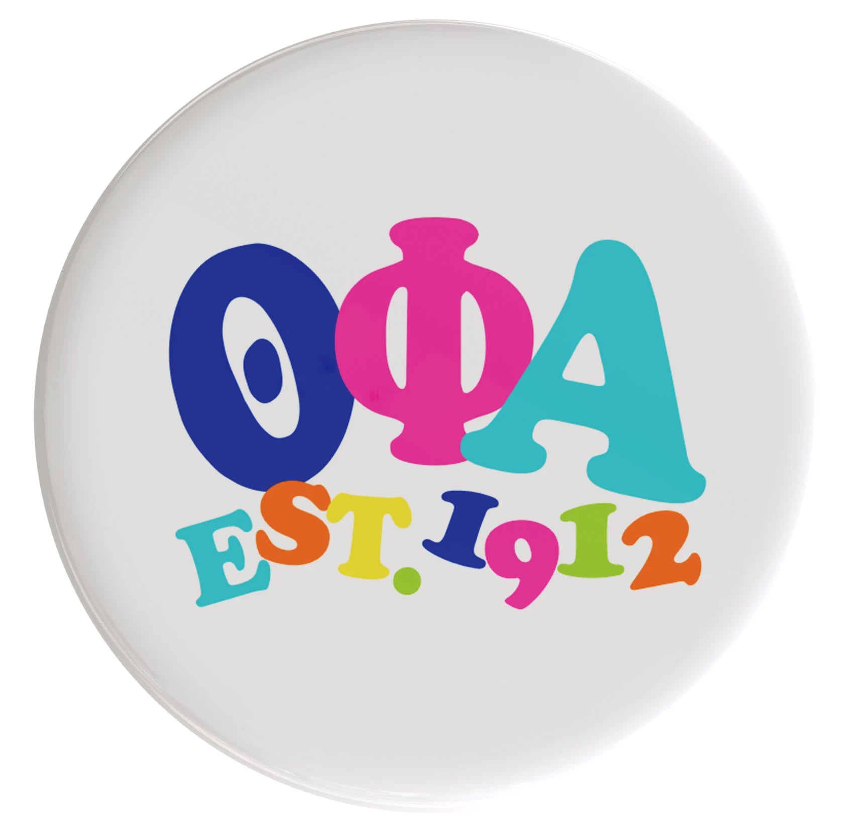 Theta Phi Alpha Happy Days Sorority Button