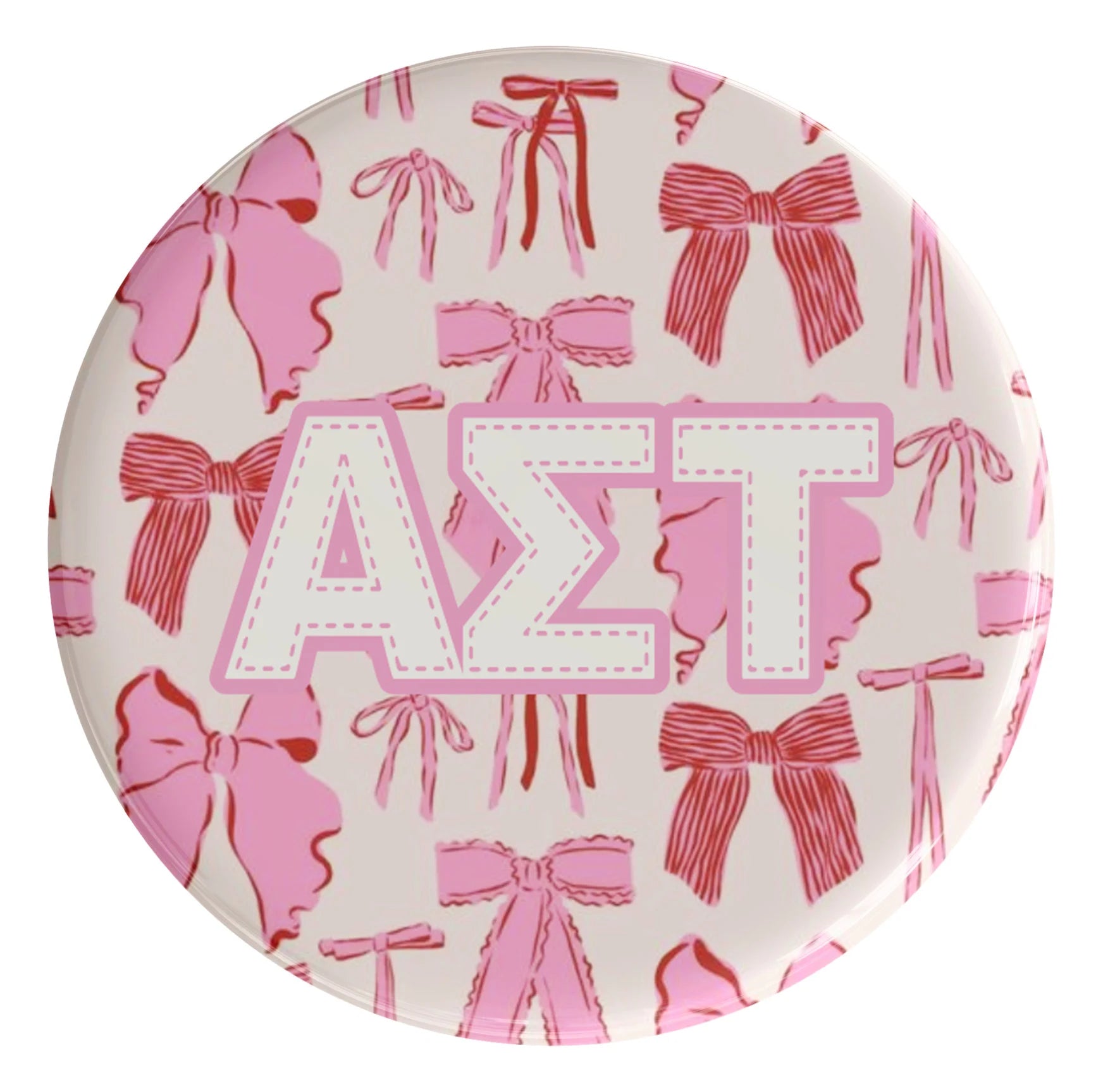 Alpha Sigma Tau Coquette Sorority Button