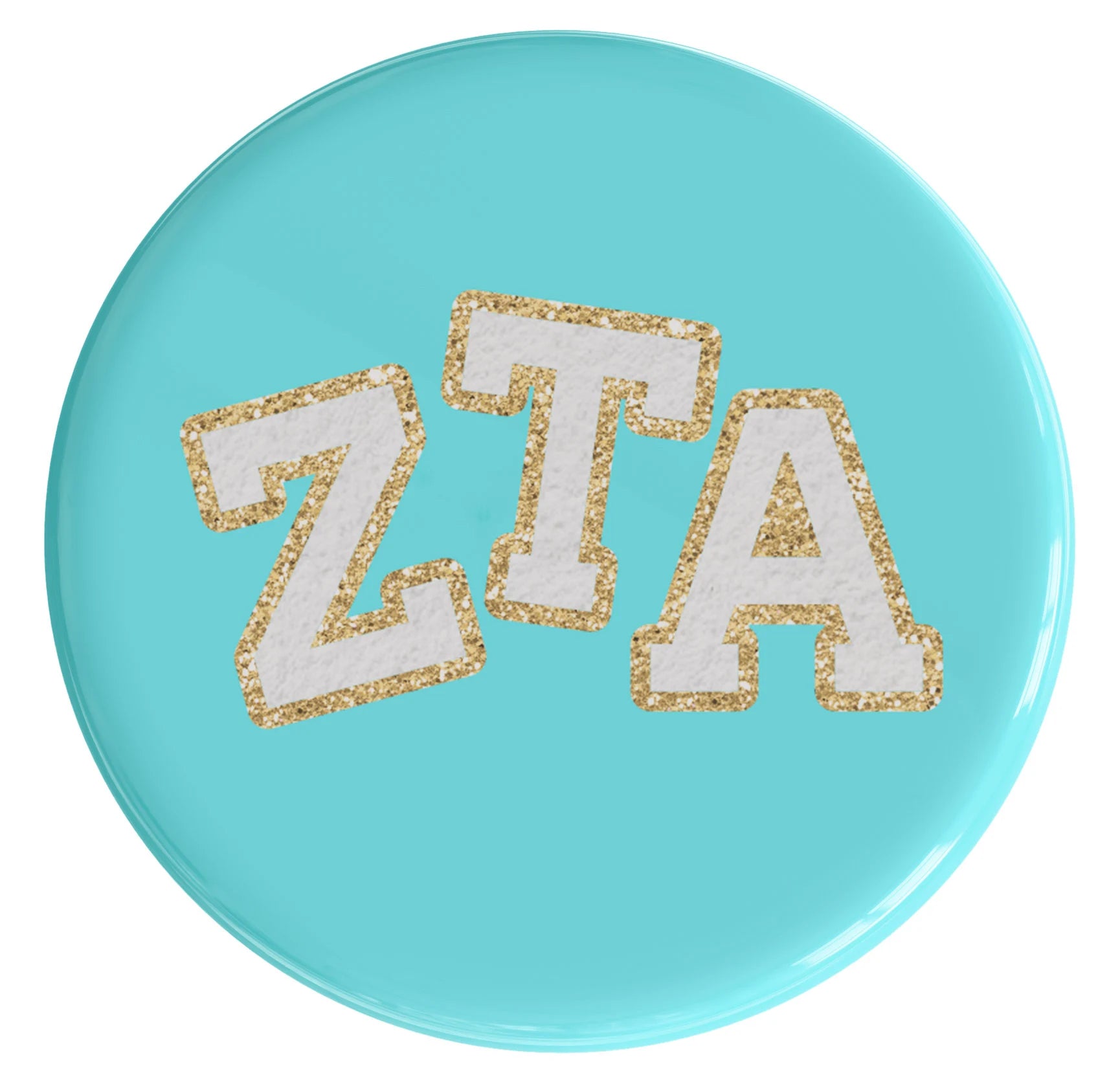 Zeta Tau Alpha Varsity Letter Sorority Button